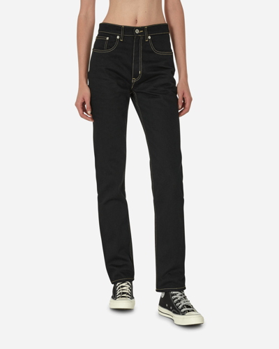 Shop Kenzo Bara Slim Fit Jeans Rinse In Black