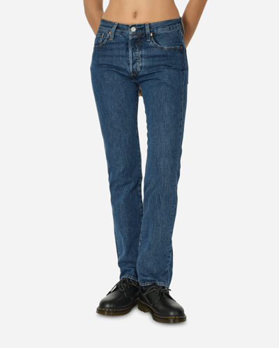 Shop Levi's Slam Jam 501® 150th Anniversary Jeans Stone Washed In Blue