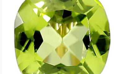 House Of Frosted Peridot Drop Earrings In Gold