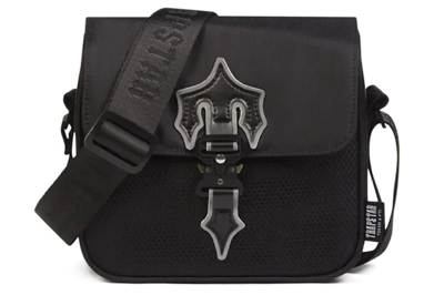 Pre-owned Trapstar Irongate T 1.0 Crossbody Bag Black/reflective In Black/black