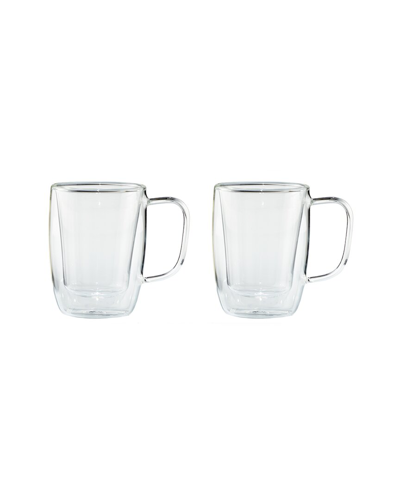 Shop Zwilling J.a. Henckels Cafe Roma Set Of 2 Doublewall Double Espresso Glasses