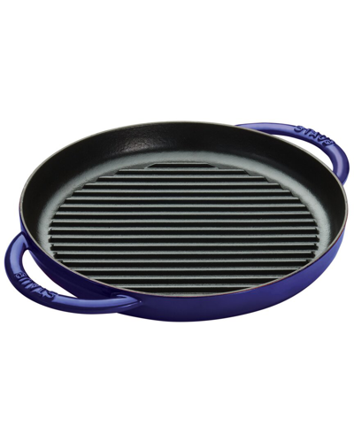 Shop Staub Enameled Cast Iron 10in Round Grill Pan