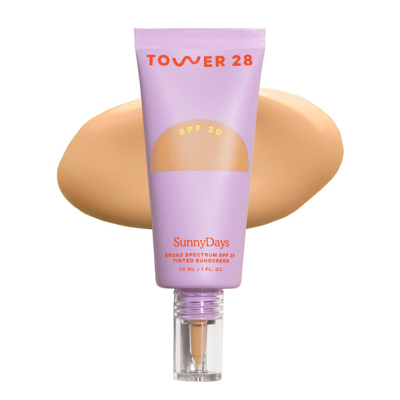 Shop Tower 28 Sunnydays Tinted Spf Sunscreen Foundation