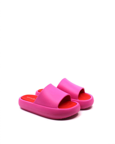 Shop J/slides Squish Sandals In Fuchsia In Pink