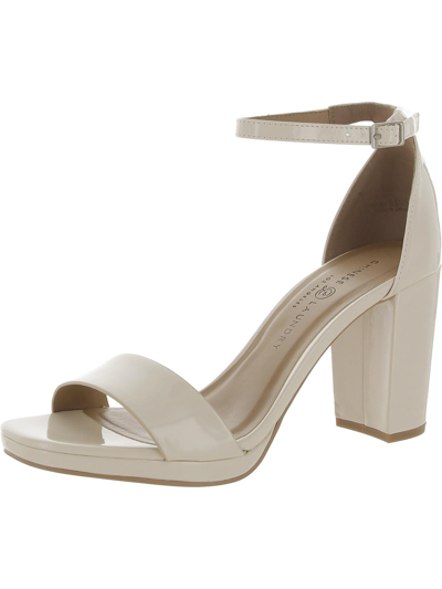 Shop Chinese Laundry Teri Womens Patent Ankle Strap Dress Heels In White
