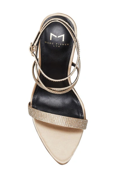 Shop Marc Fisher Ltd Cammile Ankle Strap Sandal In Light Natural