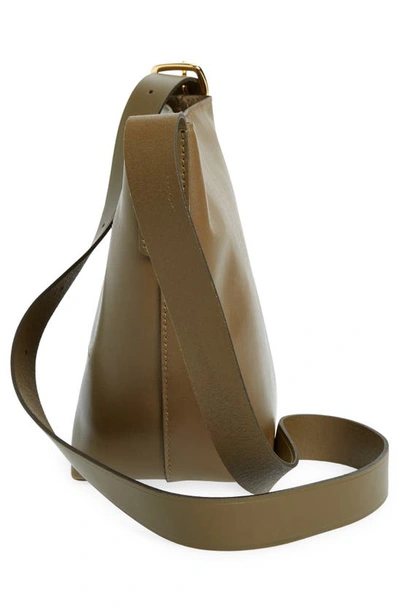 Madewell The Essential Mini Bucket Tote In Burnt Olive