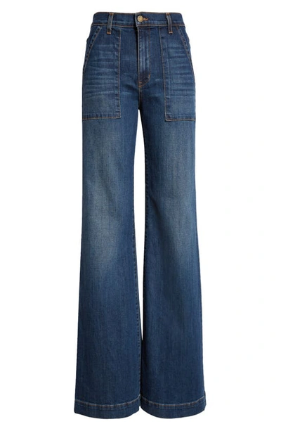 Shop Ramy Brook Clifford Wide Leg Jeans In Medium Wash