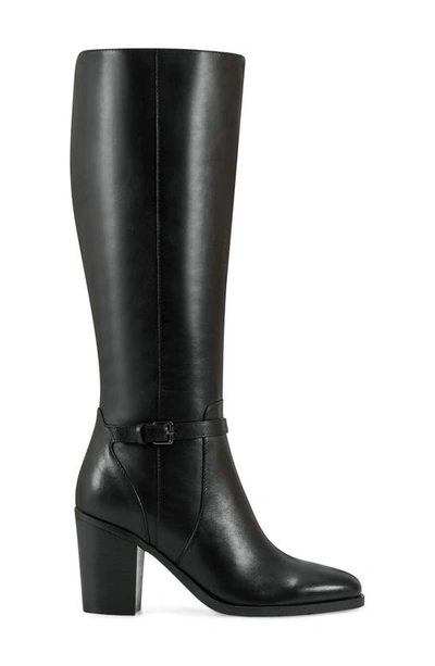 Easy Spirit Imani Knee High Boot In Black Leather | ModeSens