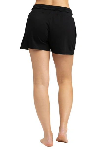 Shop Threads 4 Thought Connie Feather Fleece Sweat Shorts In Black