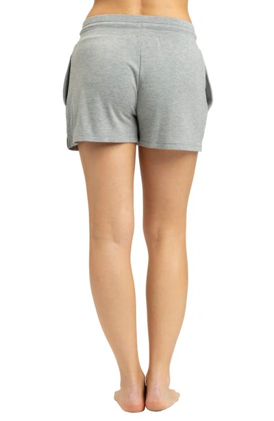Threads 4 Thought Connie Feather Fleece Sweat Shorts In Heather Grey