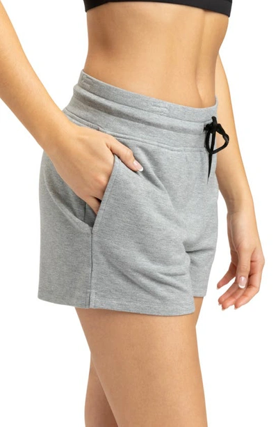 Threads 4 Thought Connie Feather Fleece Sweat Shorts In Heather Grey