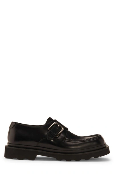 Shop Dolce & Gabbana City Trek Monk Strap Shoe In Black
