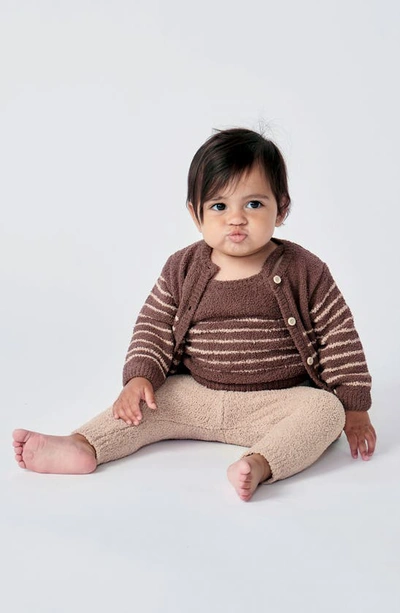Shop 7 A.m. Enfant Fuzzy Recycled Polyester Leggings In Pecan