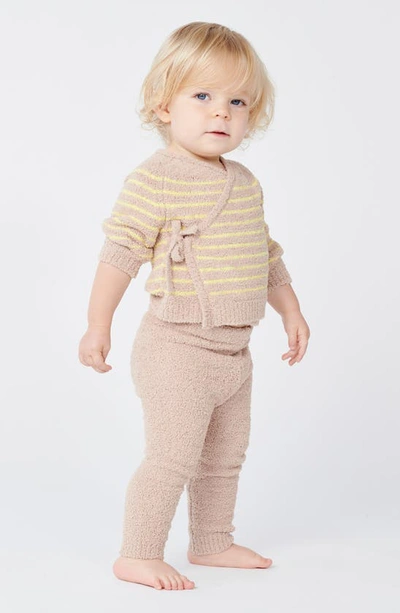 Shop 7 A.m. Enfant Fuzzy Recycled Polyester Leggings In Pecan
