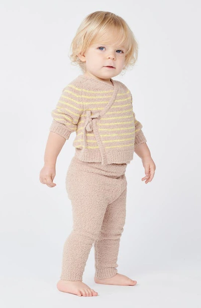 7 A.m. Enfant Fuzzy Recycled Polyester Leggings In Pecan