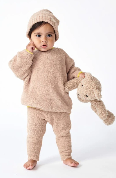 7 A.m. Enfant Fuzzy Recycled Polyester Leggings In Pecan