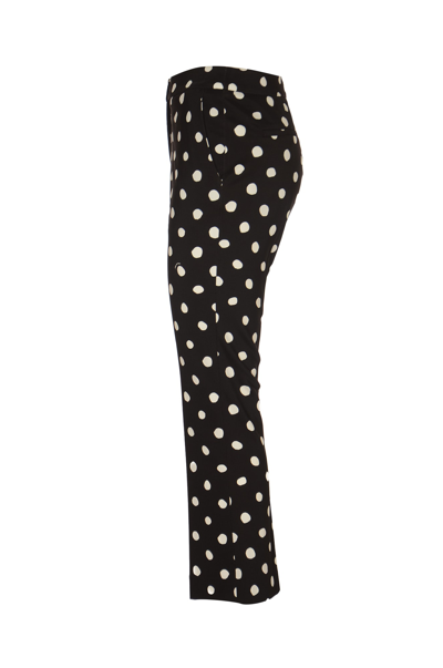 Shop Marni Small Dot Technical Jersey In Black
