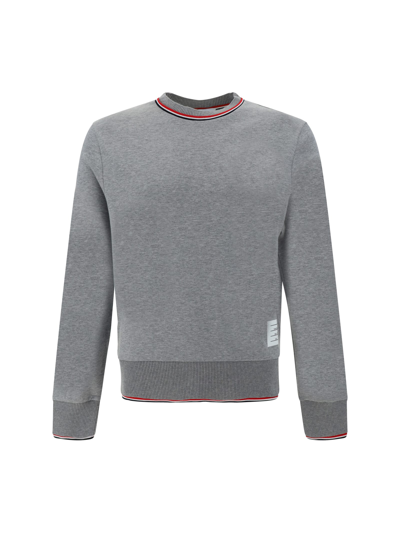 Shop Thom Browne Sweater In Lt Grey
