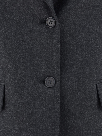 P.a.r.o.s.h P. A.r. O.s. H. Virgin Wool Blazer In Gray