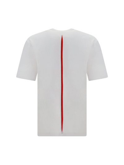 Shop Ferragamo T-shirt In White/red