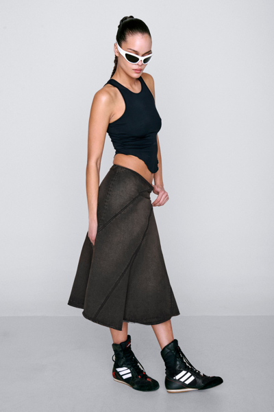 Shop Fw23 Hina Skirt In Ochre