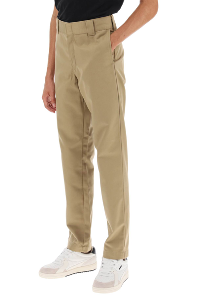 Shop Carhartt Master Straight-cut Pants In Leather (beige)