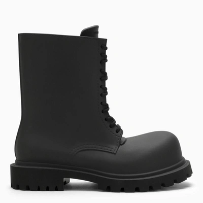 Shop Balenciaga Steroid Eva Boot In Black