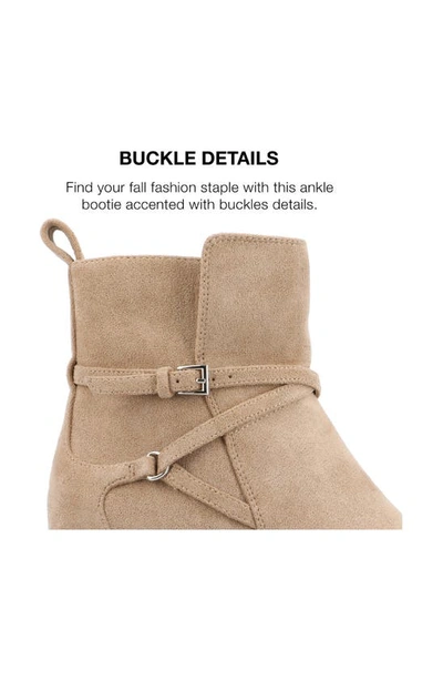 Journee Collection Estelle Bootie In Beige