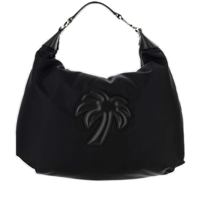 Shop Palm Angels Palm Patch Shoulder Bag In Black