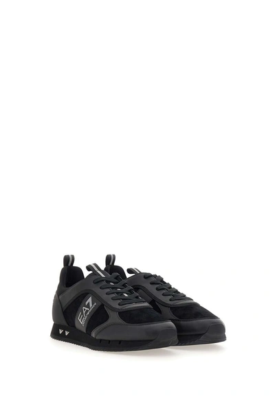 Shop Ea7 Emporio Armani "cordura" Sneakers In Black