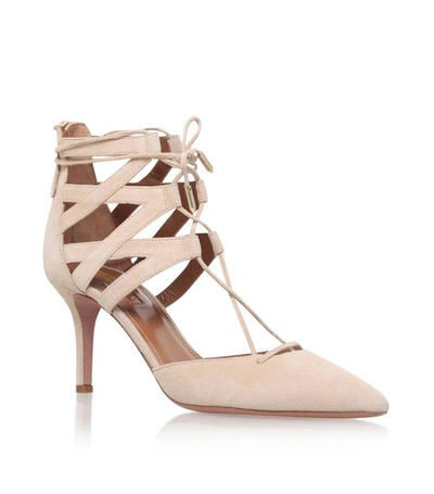 Shop Aquazzura Belgravia Lace-up Shoe