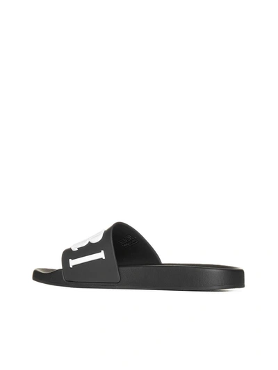 Shop Amiri Sandals In Black