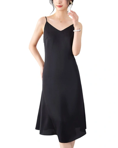 Shop Ounixue Midi Dress In Black