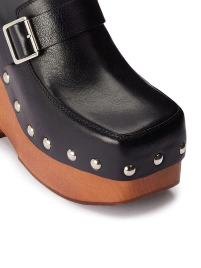 Shop Ami Alexandre Mattiussi Ami Paris Close Toe Clogs In Black