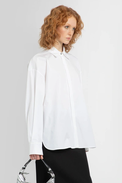 Shop Versace Woman White Shirts