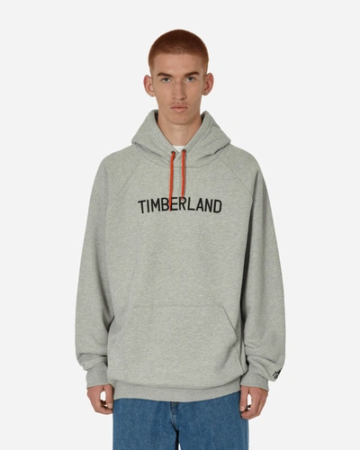 Shop Timberland Nina Chanel Abney Hooded Sweatshirt Medium In Grey