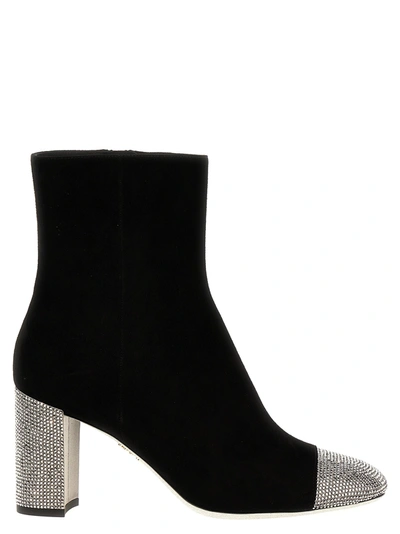 Shop René Caovilla Bonnie Boots, Ankle Boots In Black