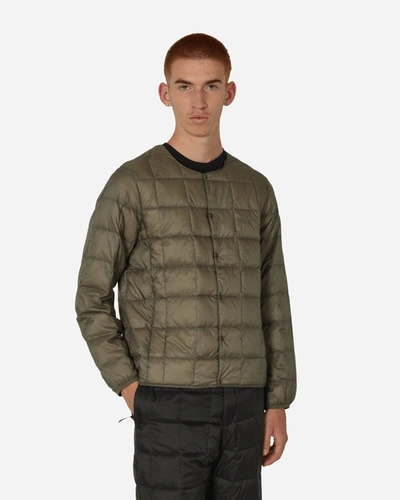 Shop Gramicci Inner Down Jacket Stone In Grey