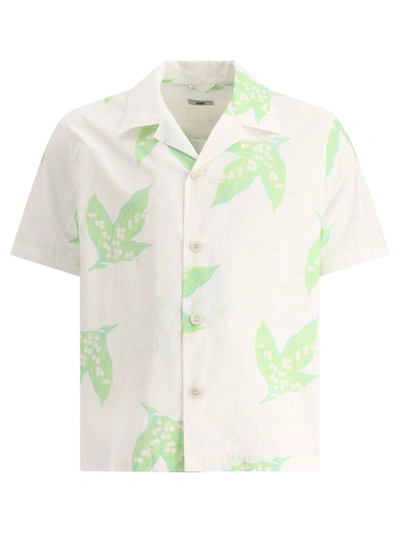 Shop Bode "lily Of The Valley" Shirt In White