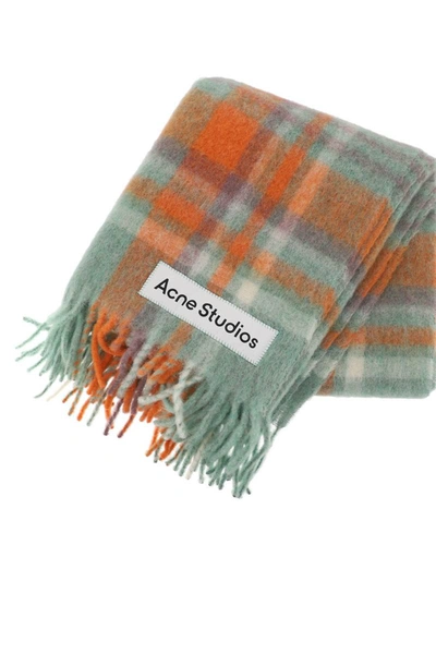 Shop Acne Studios Woll & Mohair Extra Large Scarf In Multicolor