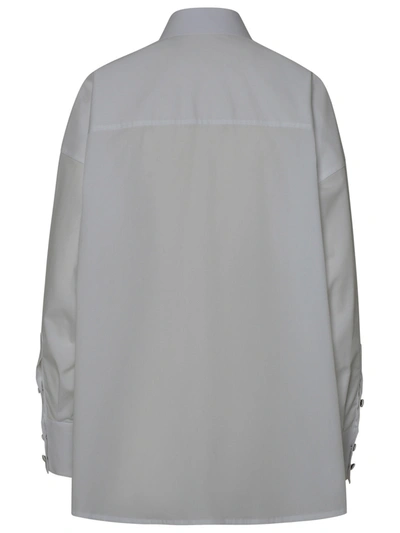 Shop Dolce & Gabbana Woman  White Cotton Shirt