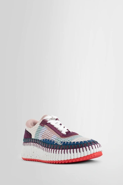 Shop Chloé Woman Multicolor Sneakers