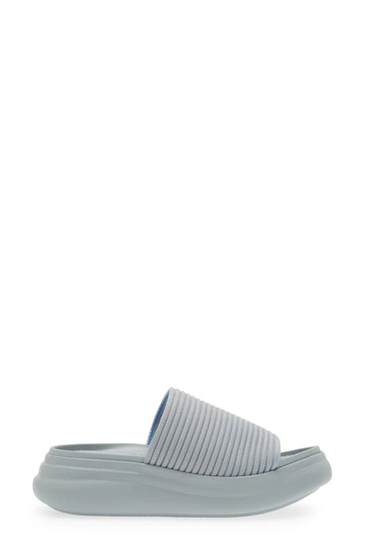 Shop Rag & Bone Brixley Knit Slide Sandal In Grey/ Blue