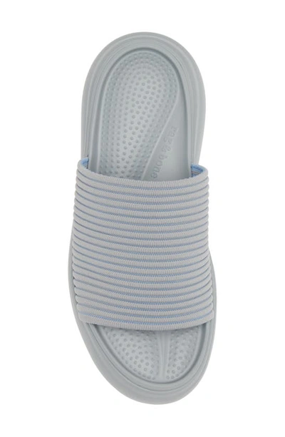 Shop Rag & Bone Brixley Knit Slide Sandal In Grey/ Blue