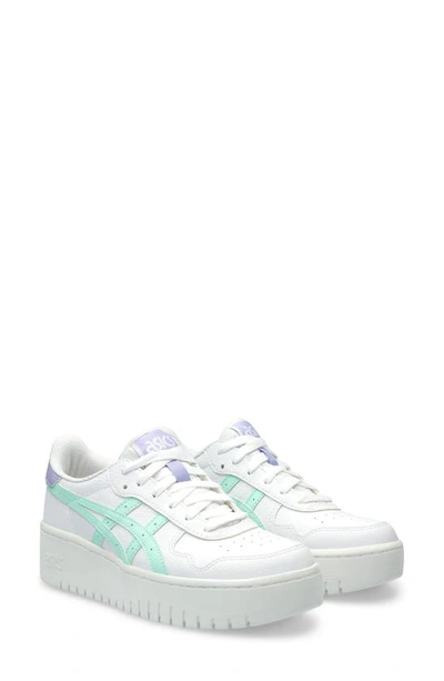 Shop Asics Japan S Pf Platform Sneaker In White/ Fresh Ice