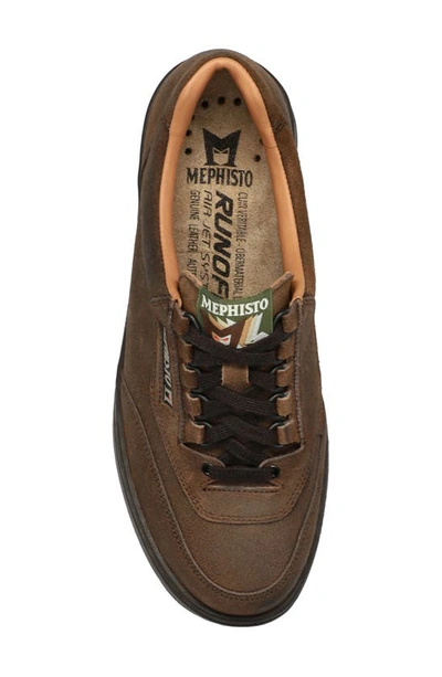 Shop Mephisto Match Sneaker In Hazelnut Velours