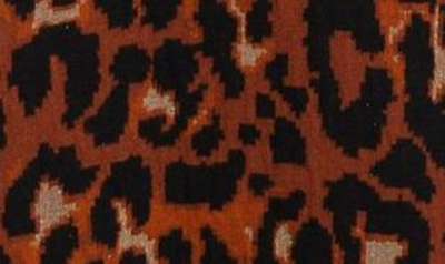Shop Johanna Ortiz Amur Metallic Leopard Jacquard Cutout Long Sleeve Midi Dress