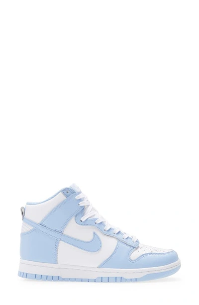 Shop Nike Dunk High Basketball Sneaker In White/ Aluminum