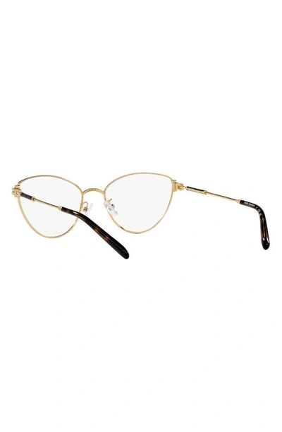 Shop Tory Burch 53mm Cat Eye Optical Glasses In Dark Tort